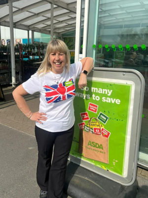 Julie Cook from Asda Aberdare to attend coronation of King Charles III at Westminster Abbey