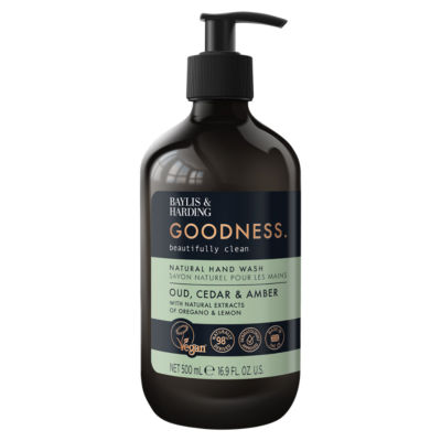 Baylis & Harding Goodness Oud, Cedar & Amber Natural Hand Wash