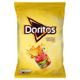 Doritos Lightly Salted 200g