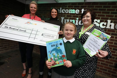 Jaydan Frost from Grindon Broadway Junior School won £5,000 for her school from the Asda Plastic Investigators initiative