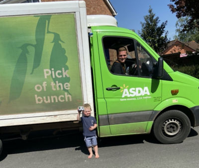 Aaron Harper at Asda Bridgwater