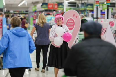 Christine Conway at Asda West Bridgford