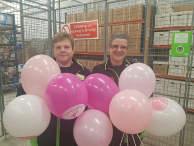 Asda Llangefni has raised £3,000 for Tickled Pink
