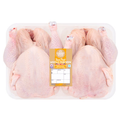 Cherry Wood Farm Twin Pack Whole Chicken 3.412kg