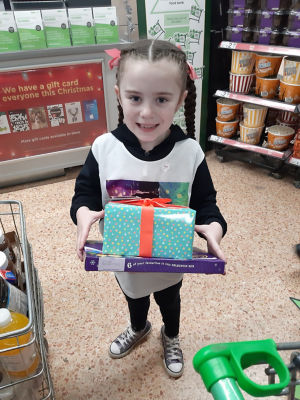Asda Middlesbrough supports Esmae Morgan who raised more than £1,000 to help people in need this Christmas