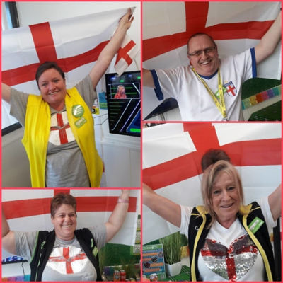 Asda Gosforth support England at Euro 2020