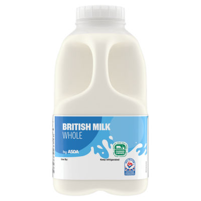 ASDA Northern Irish Whole Milk 1 Pint/568ml