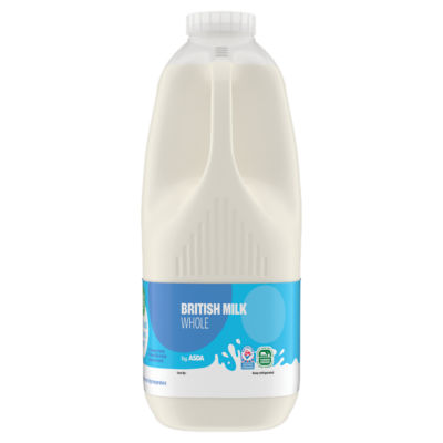 ASDA British Whole Milk 6 Pints