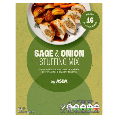 ASDA Sage & Onion Stuffing Mix 170g