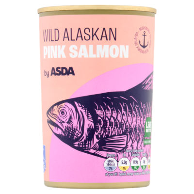ASDA Wild Alaskan Pink Salmon 418g