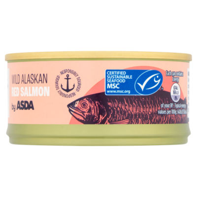 ASDA Wild Alaskan Red Salmon 105g