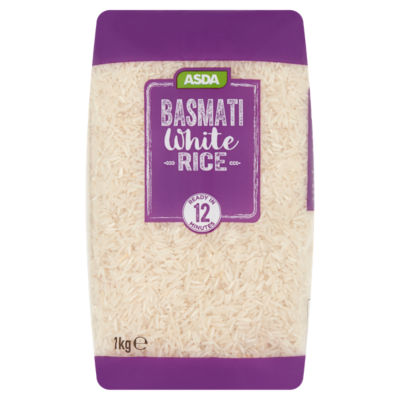 ASDA Basmati White Rice 1kg