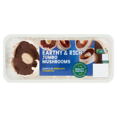 ASDA Earthy & Rich Jumbo Mushrooms 250g
