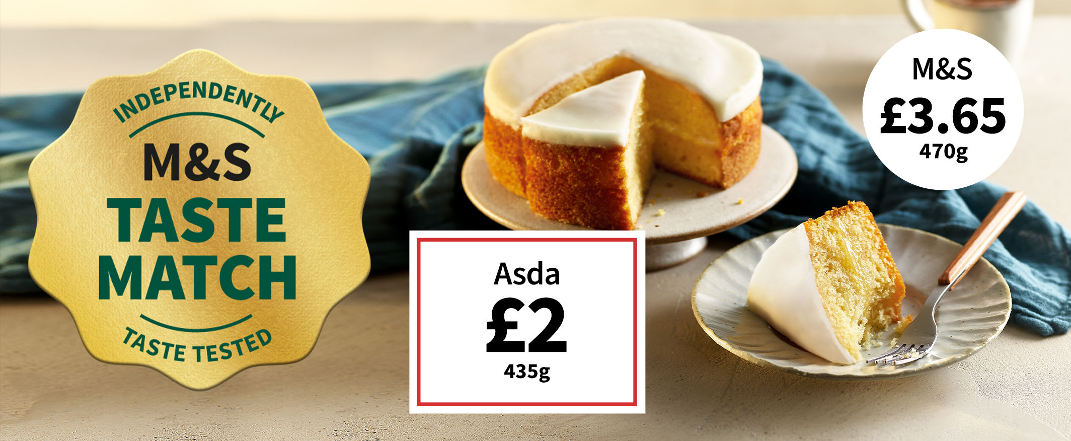 Image of Asda Extra Special Lemon Drizzle Cake