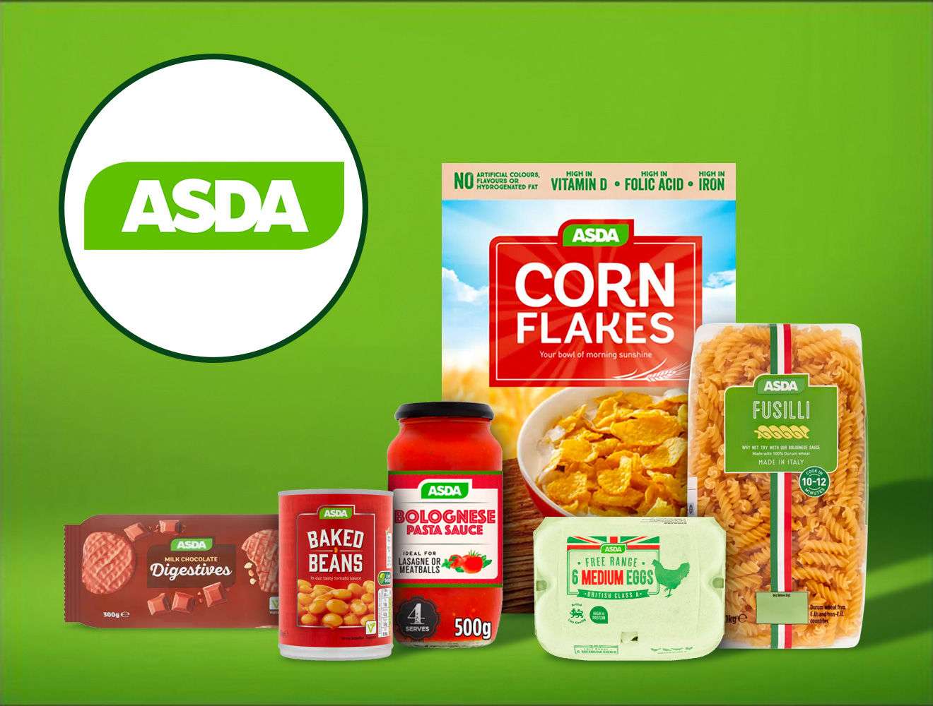 Asda branded products