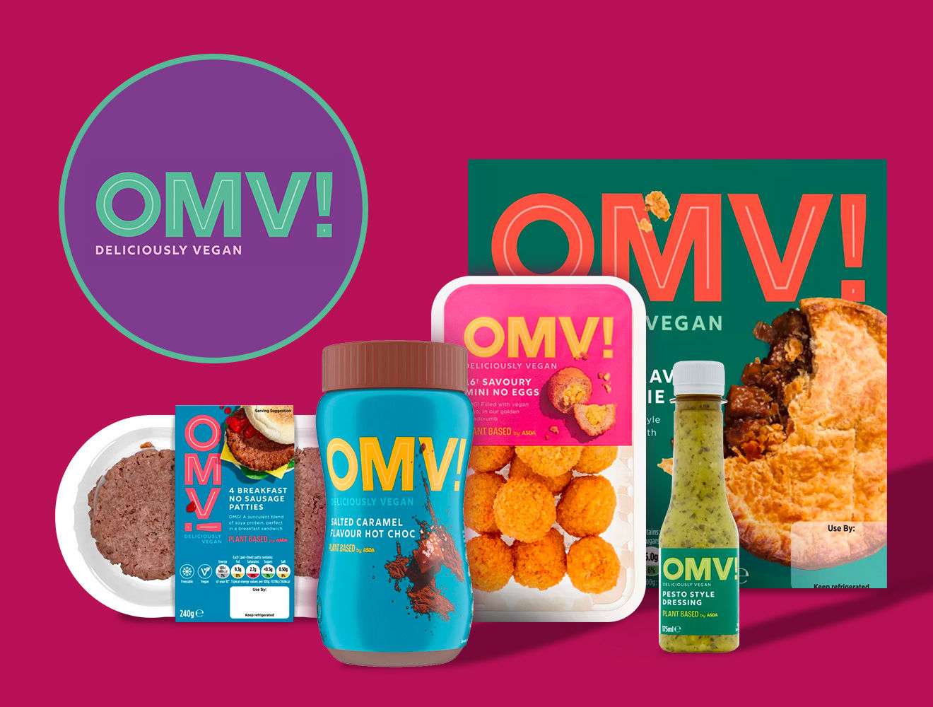 Asda OMV! vegan branded products