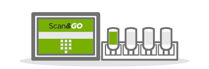 Scan & Go handsets icon