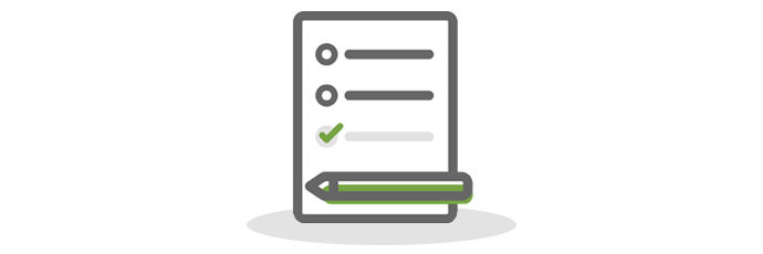 Shopping list icon