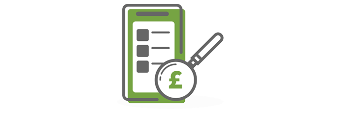 Check spend icon
