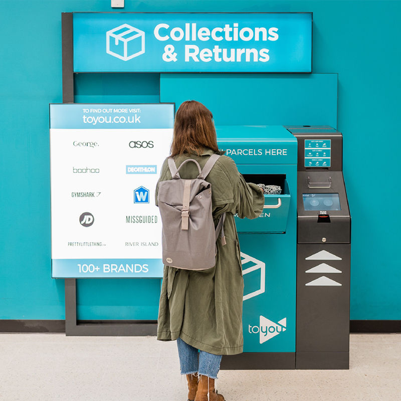 Returning a parcel