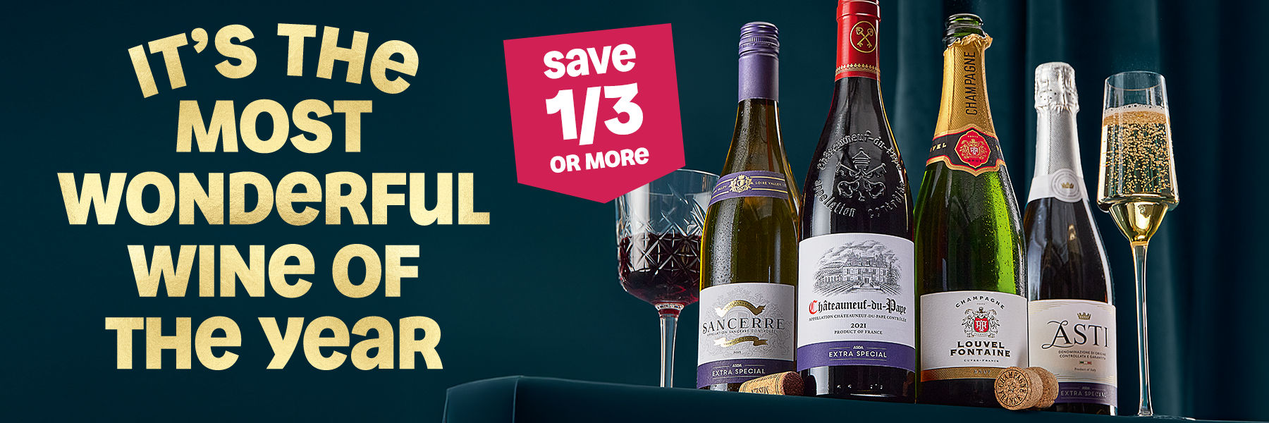 It's the most wonderful wine of the year. Save 1/3 or more across selected wine.