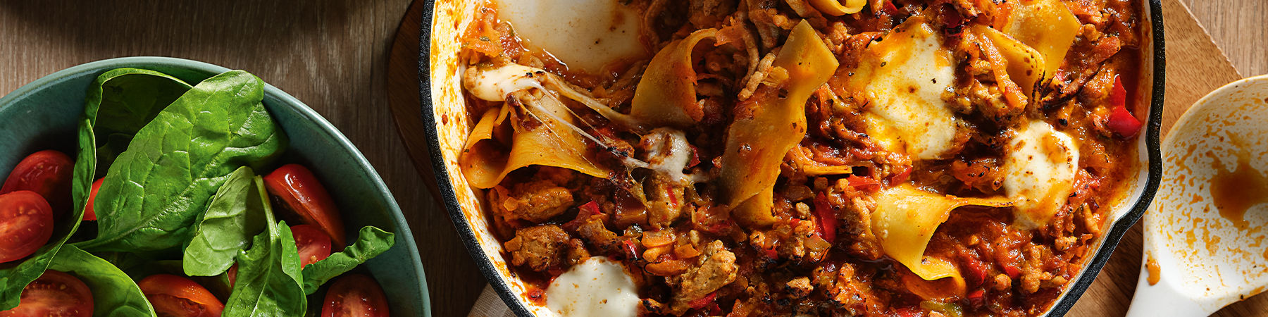 One Pan Turkey Mince Lasagne