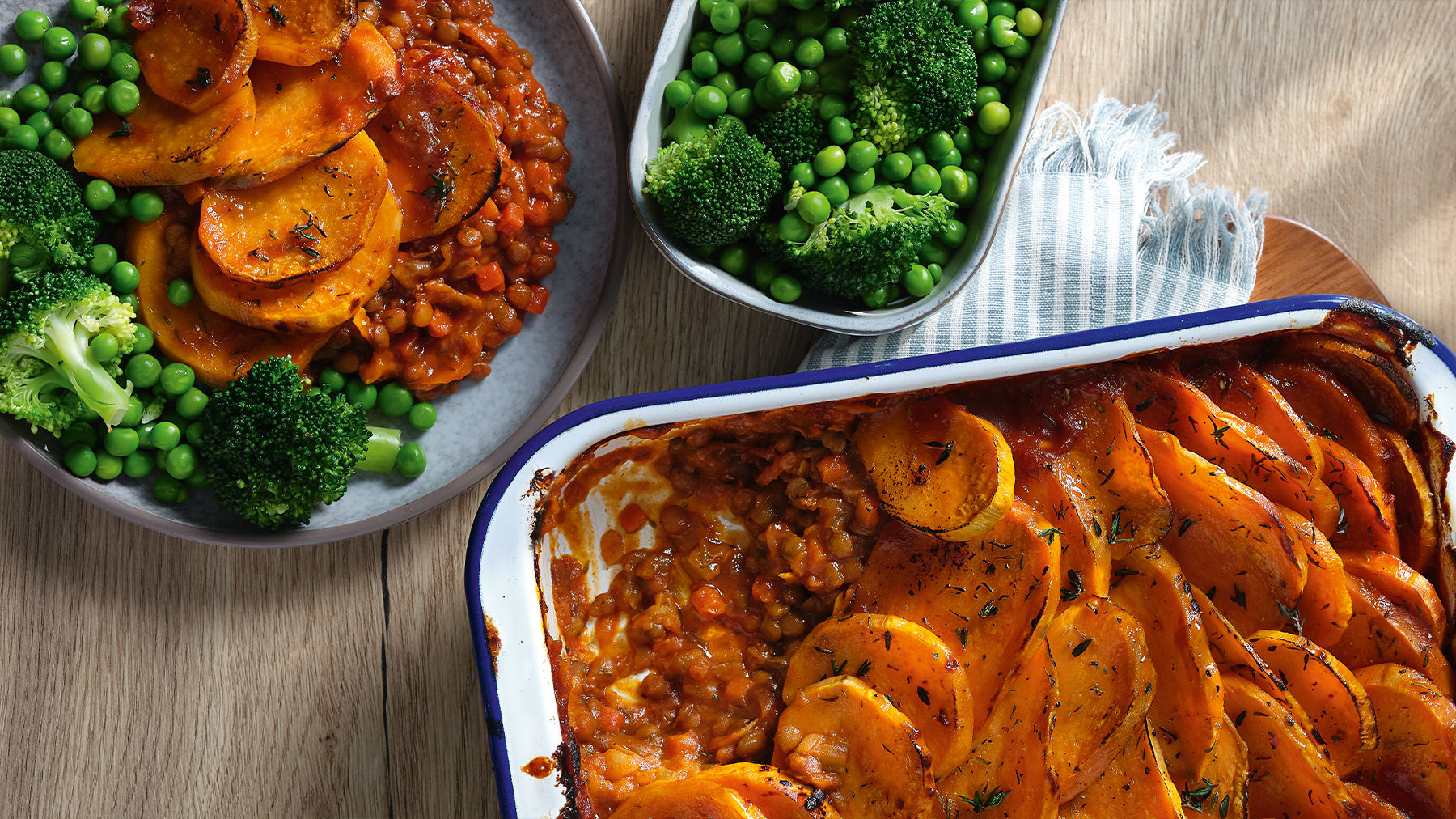 Slow Cooker Sweet Potato Hotpot
