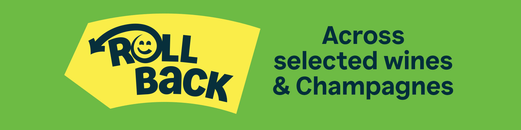 Rollback across selected wines & Champagnes