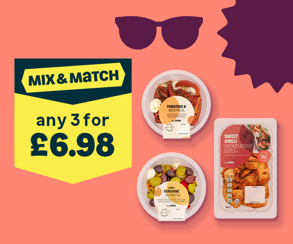 3 for £6.98 Mix & Match offer