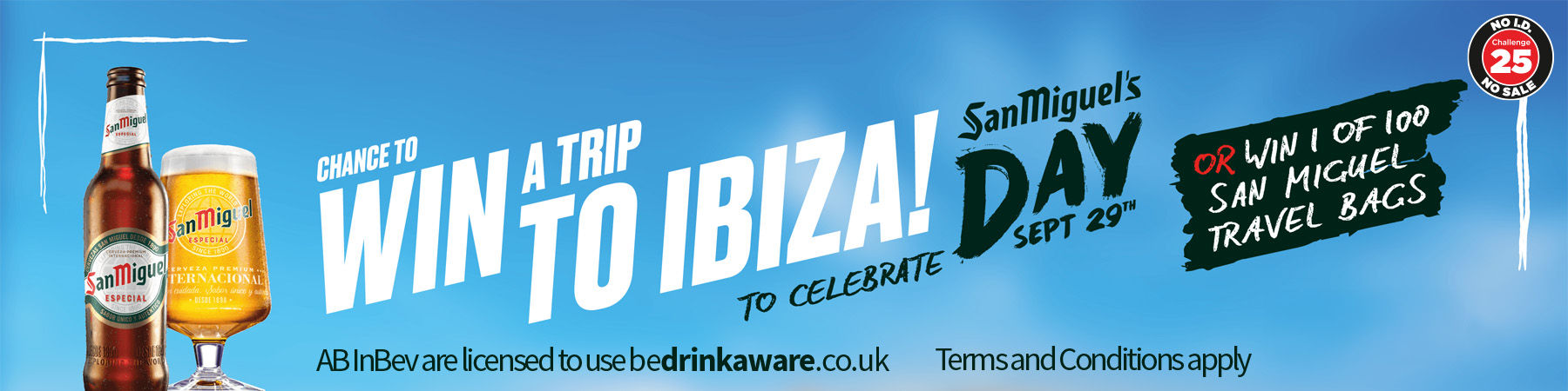 San Miguel - Win a trip to Ibiza