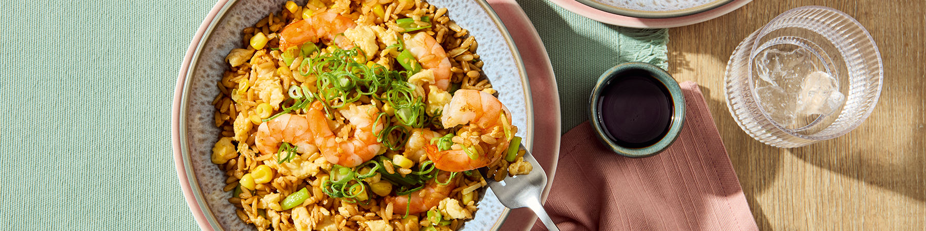 King Prawn, Corn & Egg-Fried Rice
