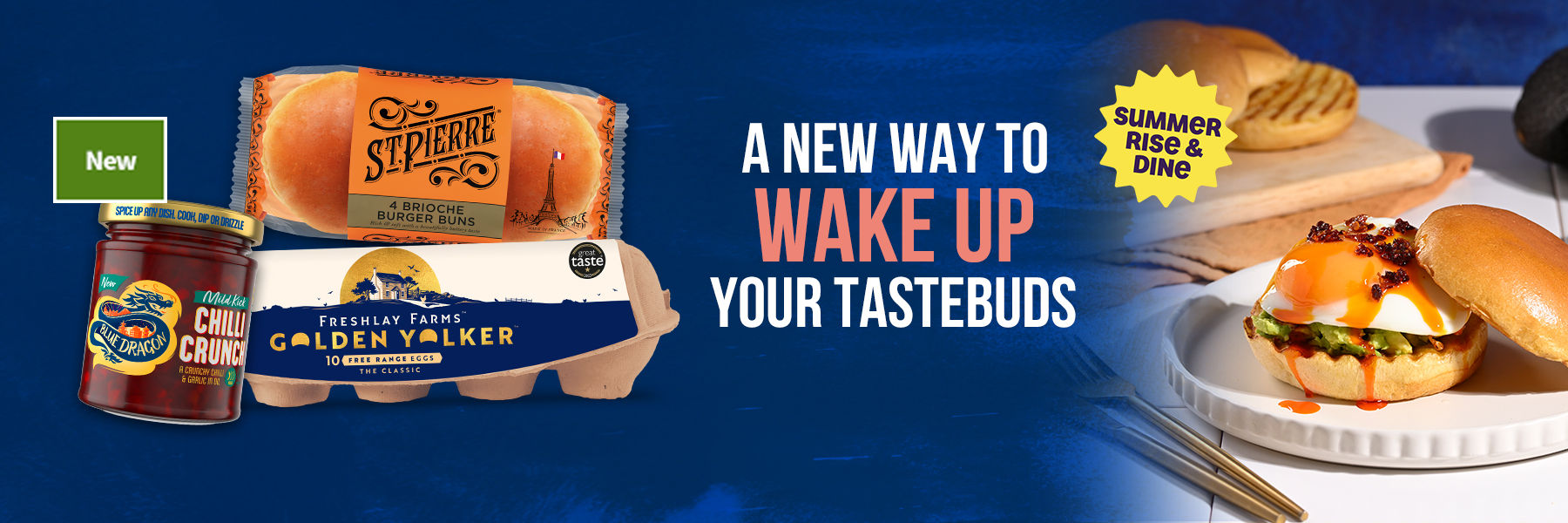 Summer Rise & Dine. A new way to wake up your tastebuds.