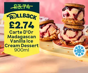 Carte D'Or Madagascan Vanilla Ice Cream Dessert on Rollback.