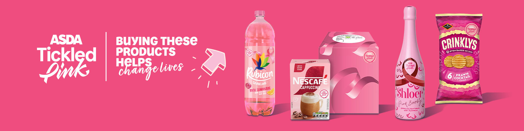 Asda Tickled Pink | Buying These Products Change Lives.