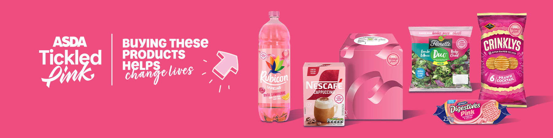 Asda Tickled Pink | Buying These Products Change Lives.