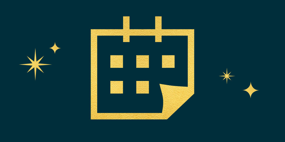 Calendar icon.