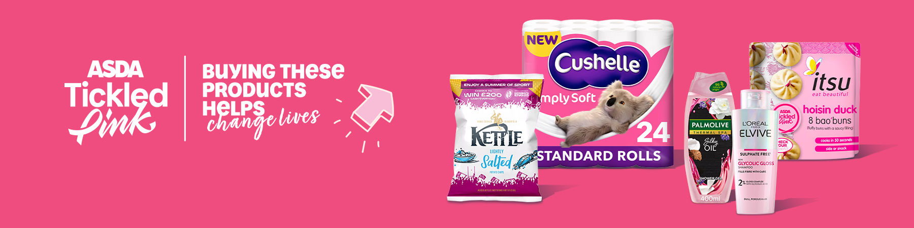 Asda Tickled Pink | Buying These Products Change Lives.