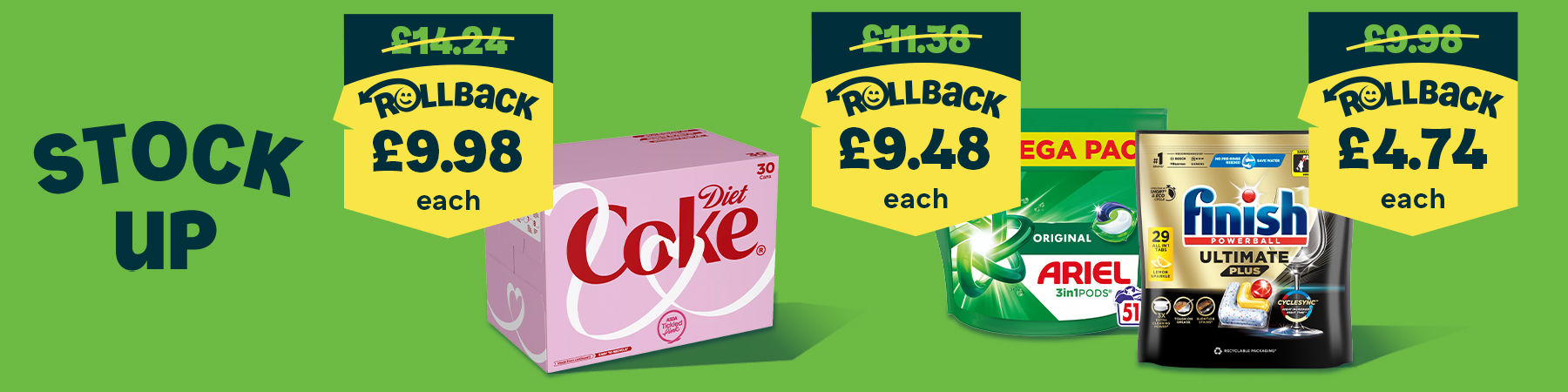Stock Up on Diet Coke and Washing PODS. Shop now.