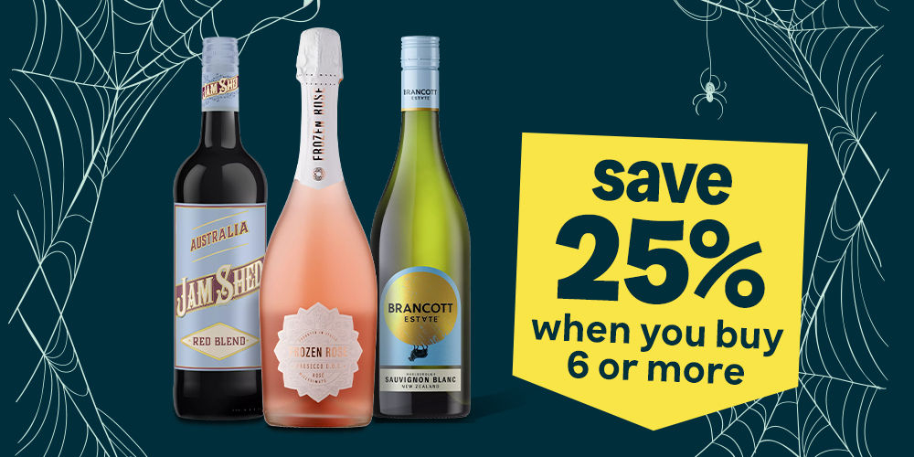 Save 25% when you buy 6 or more across selected wines & Champagnes.