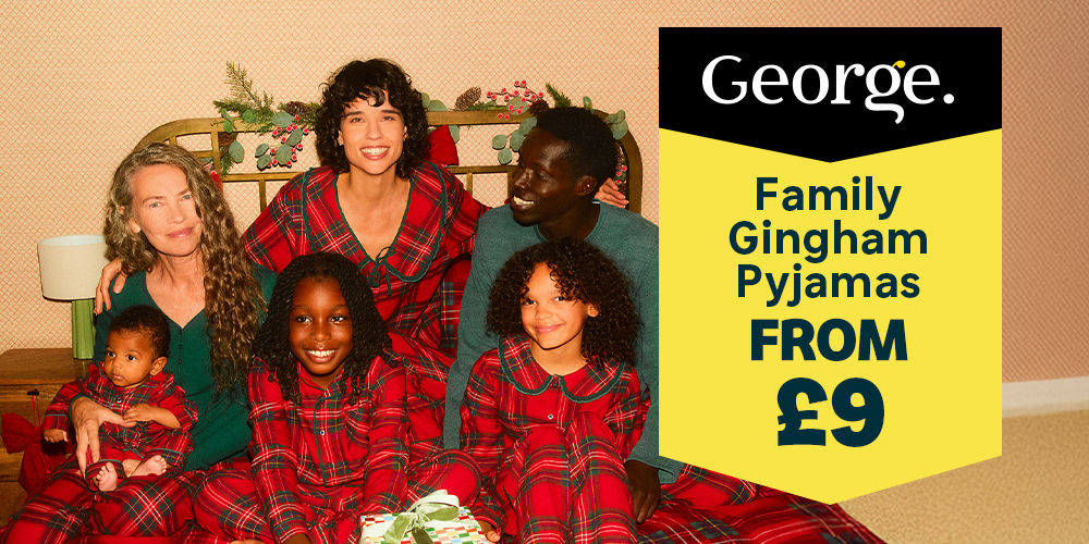 George. Family Gingham Pyjamas from £10.
