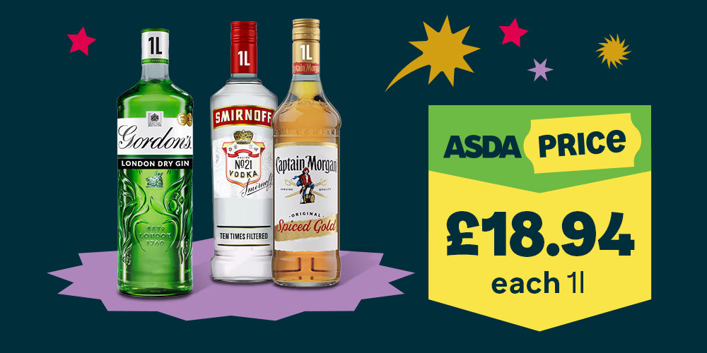 Bonfire Night. £18.94 1l spirits. That’s Asda Price.
