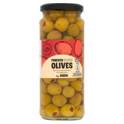 ASDA Pimento Stuffed Olives 340g