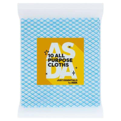 JUST ESSENTIALS by ASDA Just Essentials 10 All Purpose Cloths