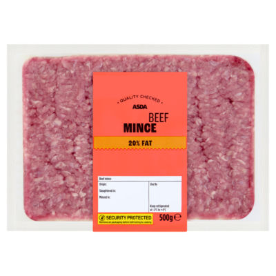 ASDA Beef Mince <20% Fat 500g