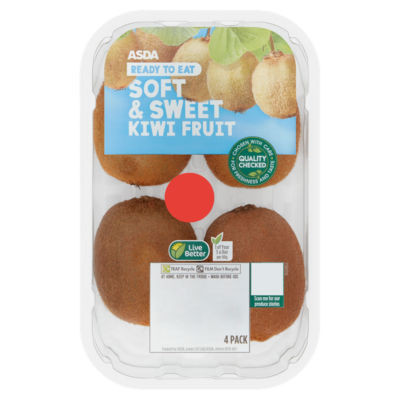ASDA 4 Soft & Sweet Kiwi Fruit