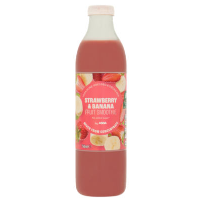 ASDA Strawberry & Banana Fruit Smoothie 750ml