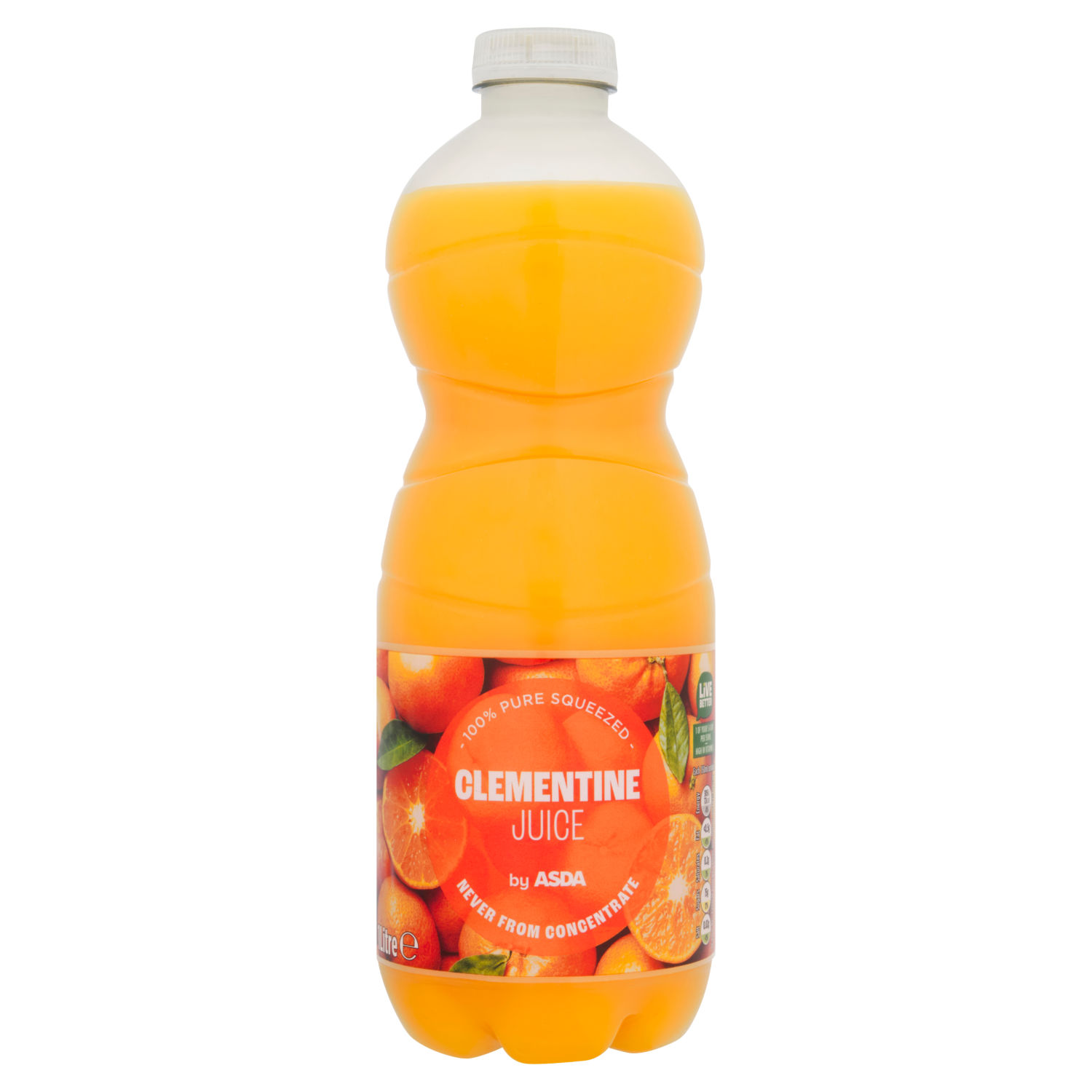 ASDA Clementine Juice Pure Squeezed 1 Litre