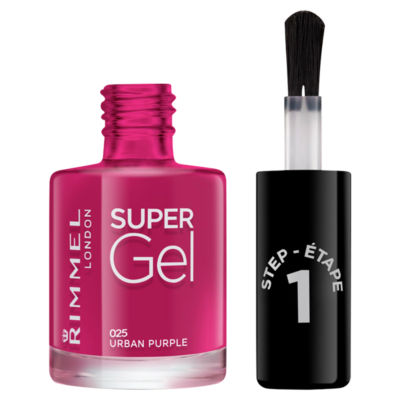 Rimmel London Super Gel Nailpolish Urban Purple 12Ml