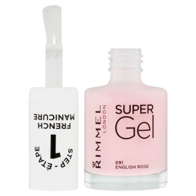Rimmel London Super Gel French Manicure 091 English Rose 12Ml