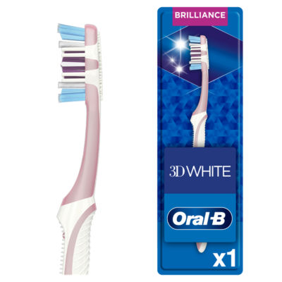 Oral-B Pro 3D White Medium Manual Toothbrush